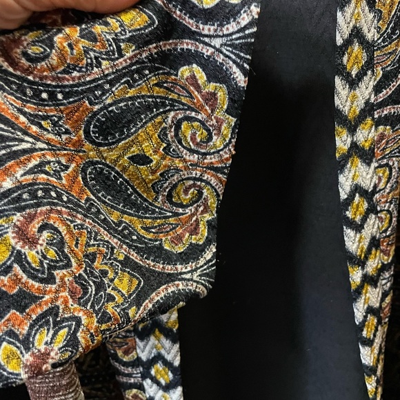 Susan Graver open style print cardigan - Picture 3 of 7